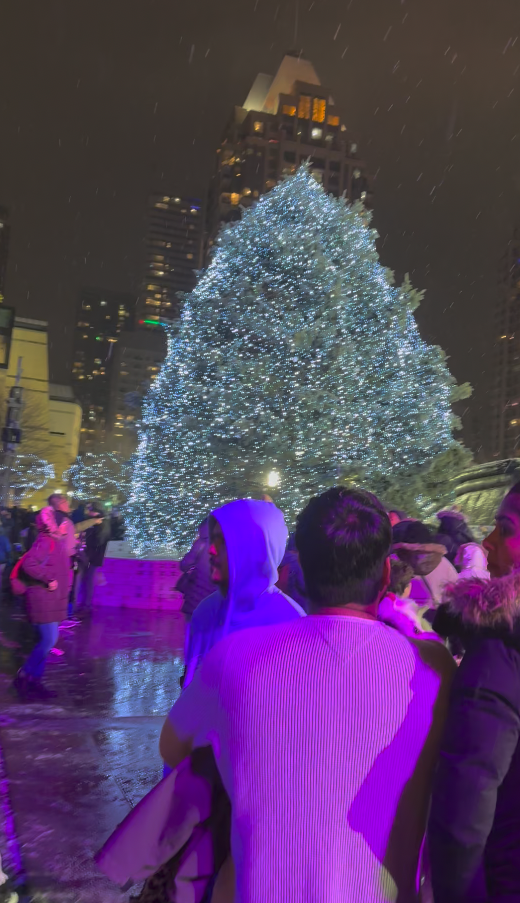 At new year 2024 Eve at Celebration Square Mississauga